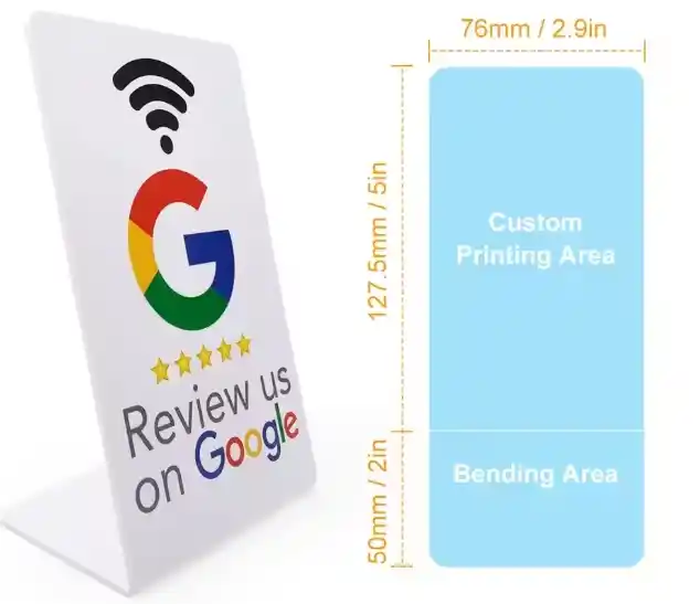 Espositore "Lasciaci una Recensione su Google"