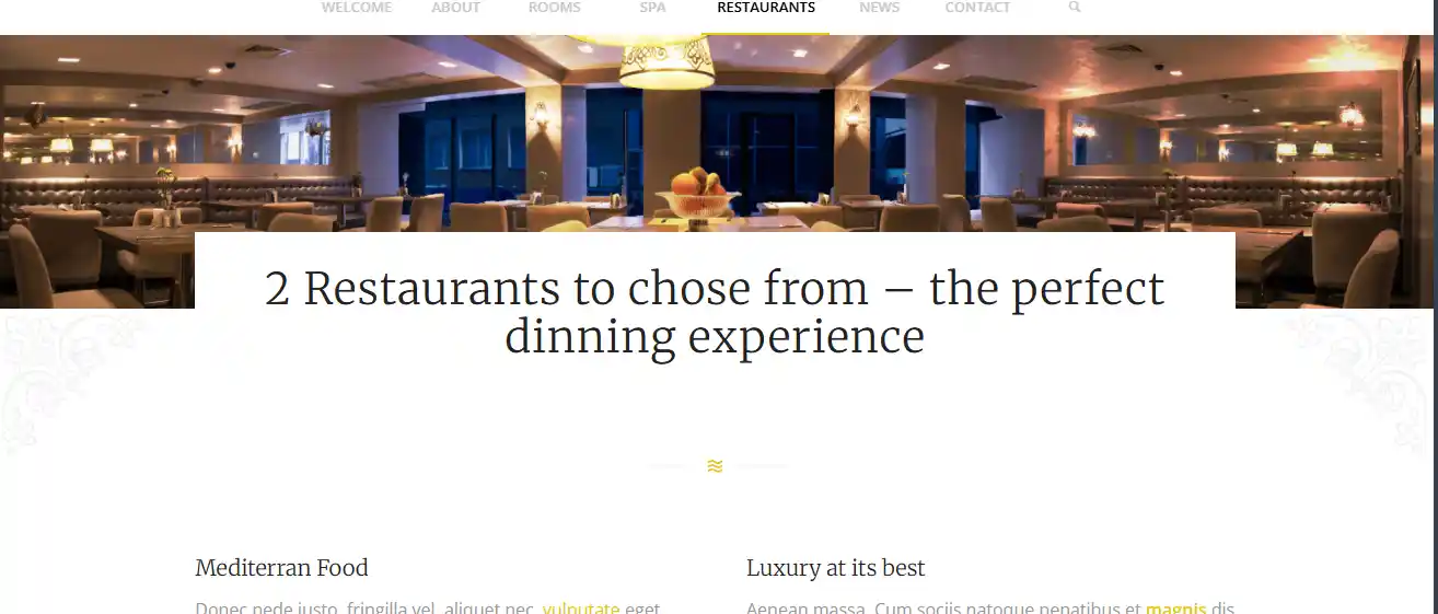 Sito web per hotel a 500 Euro