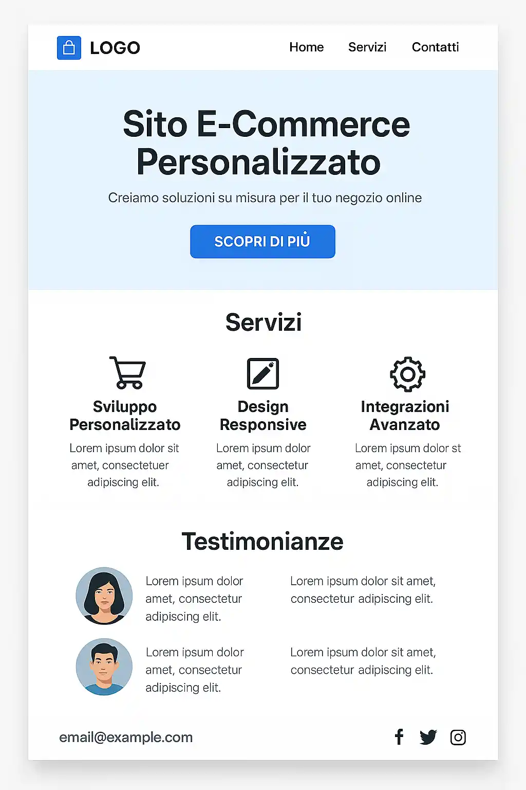 Sito Web E-Commerce